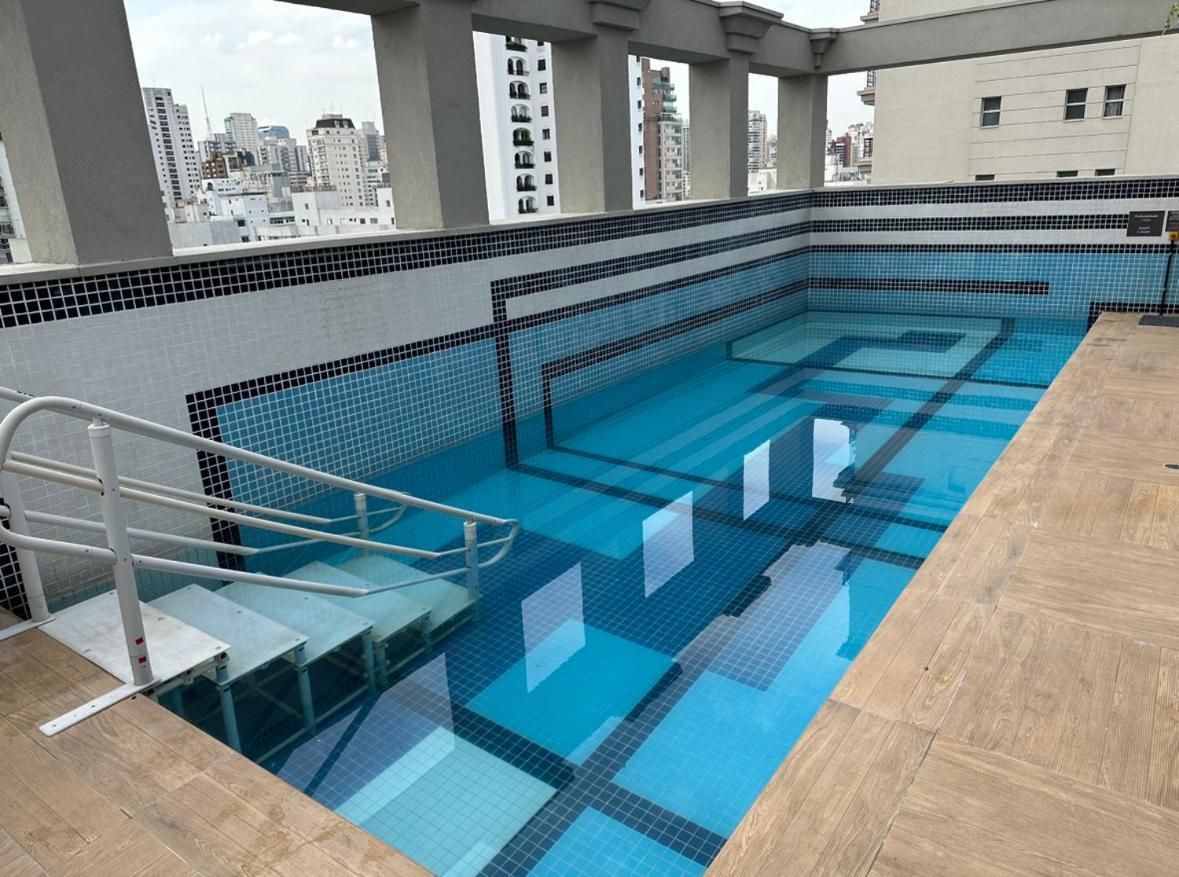Flat Reformado Em Hotel No Jardins ساو باولو المظهر الخارجي الصورة